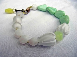 crisp white bracelet