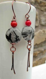 rutile earrings