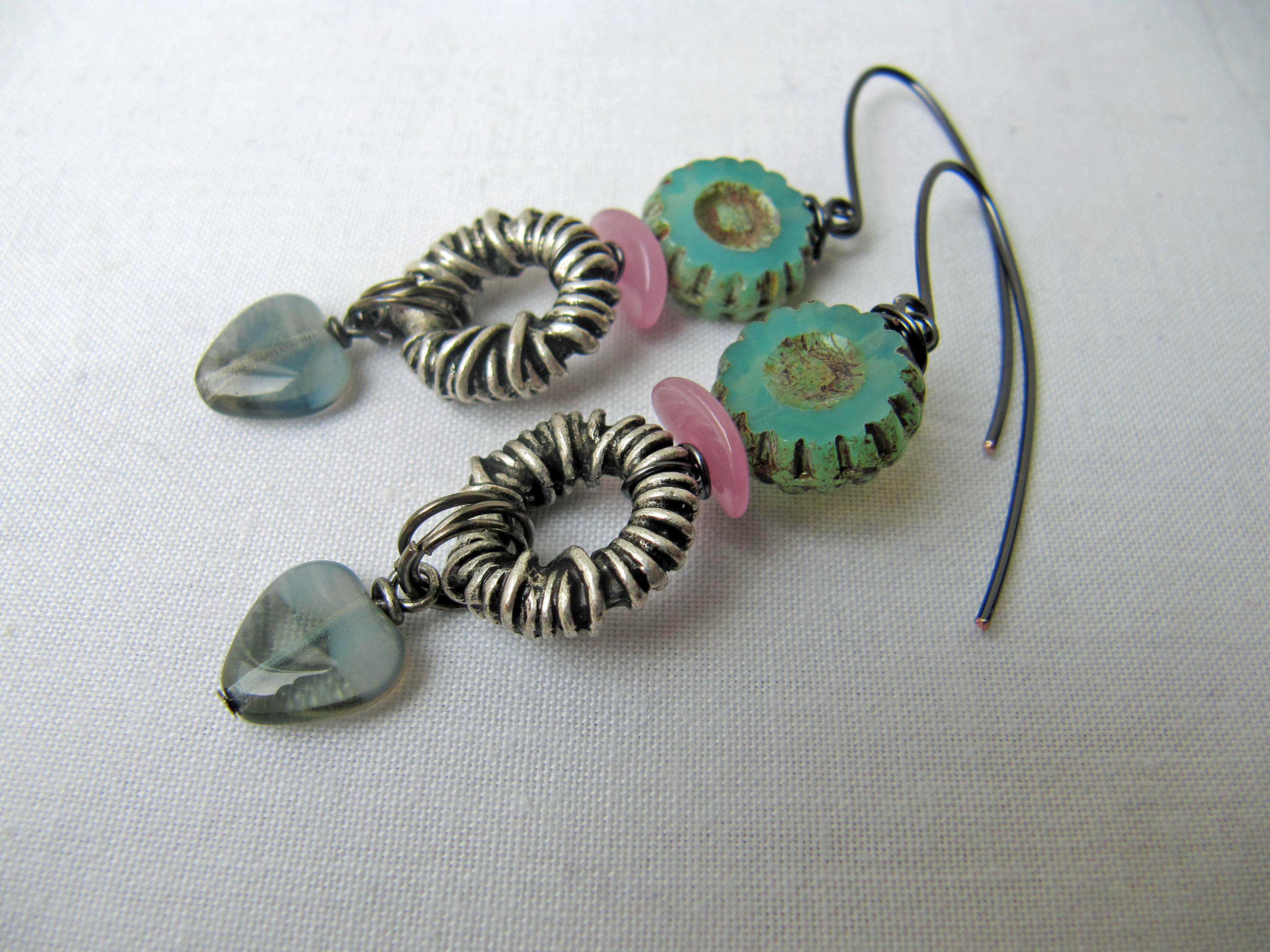 opal glass coin wreaths