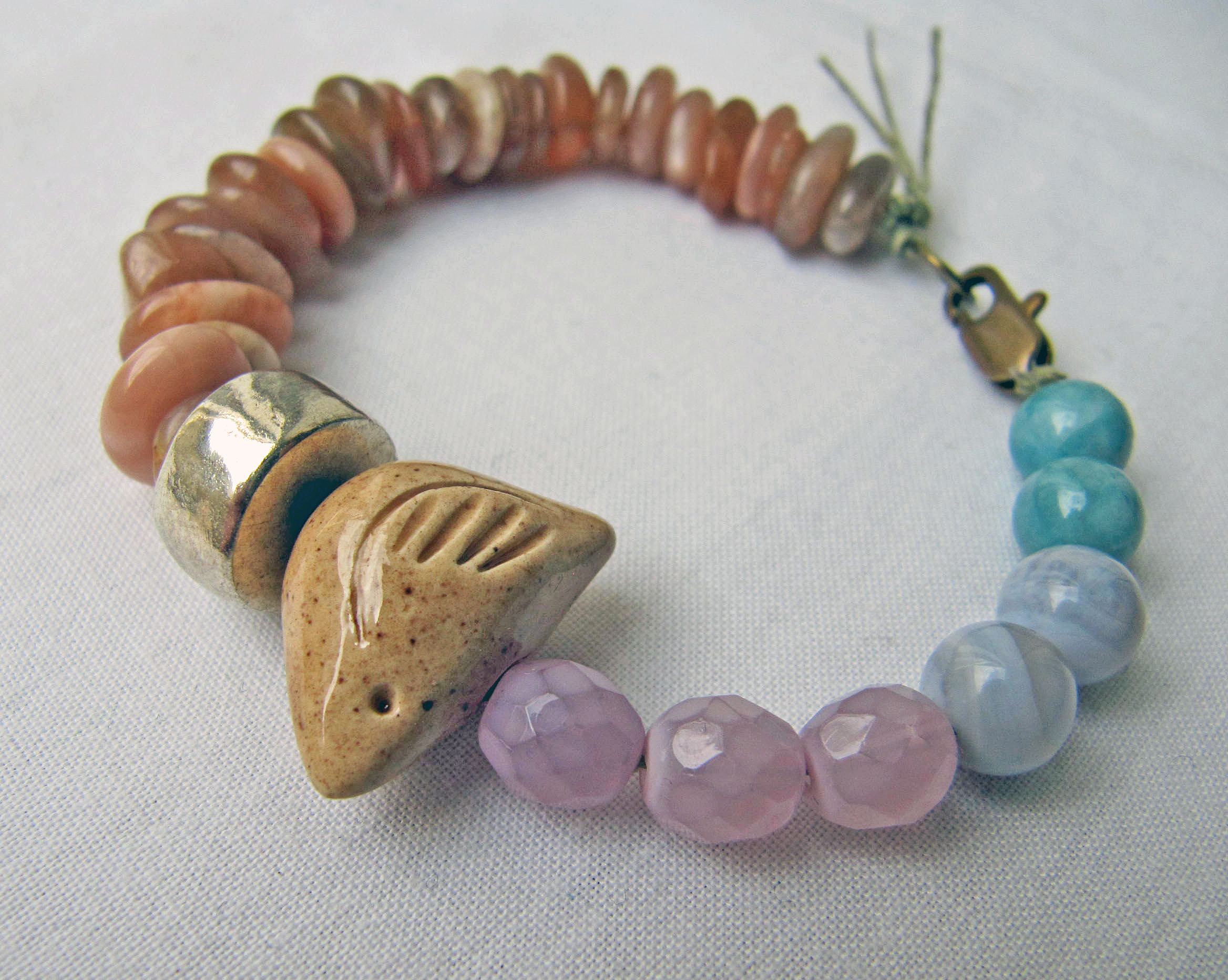 pale bird bracelet