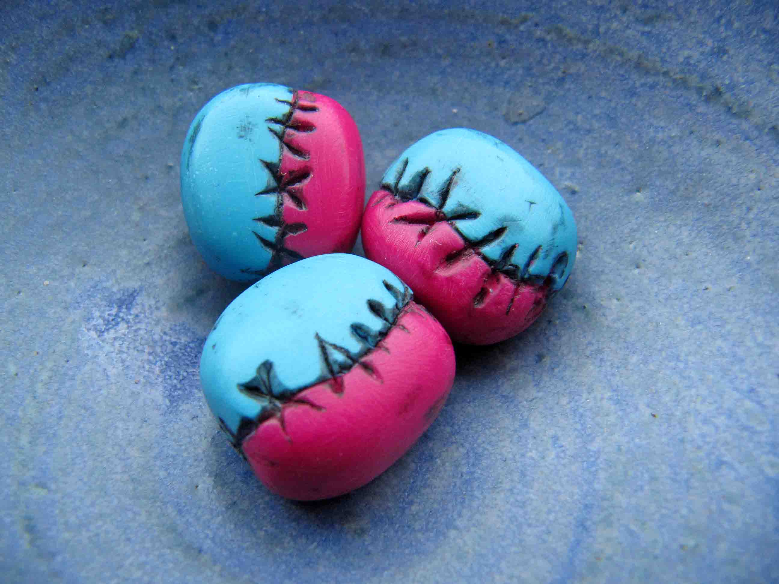 stitched beads