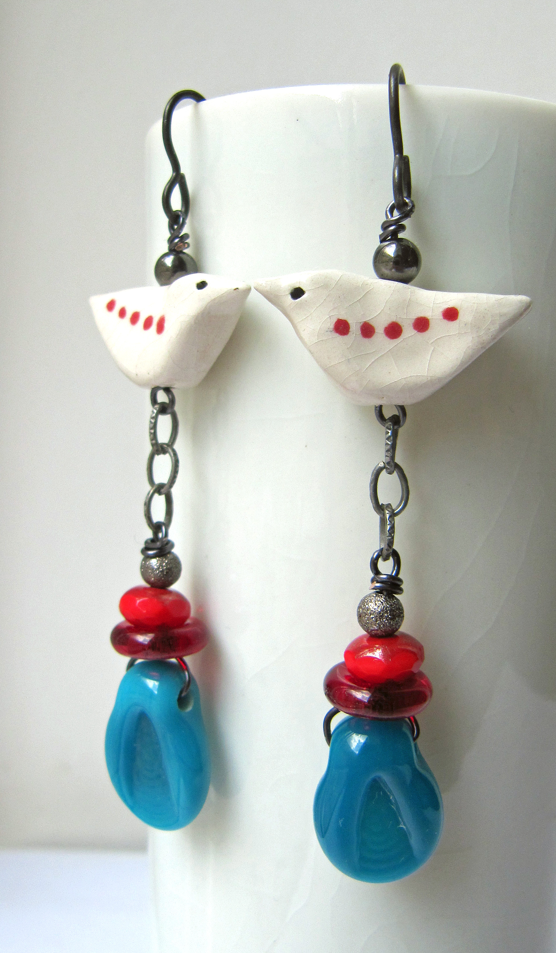 my bird earrings
