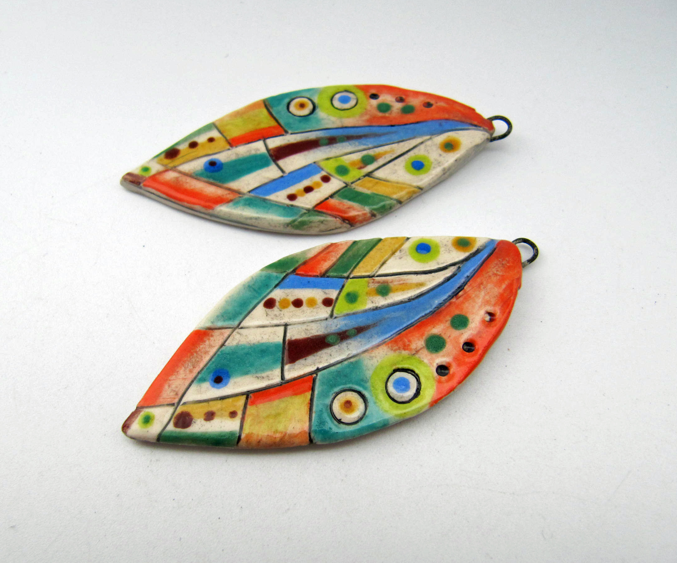 bold bright moth wings pair