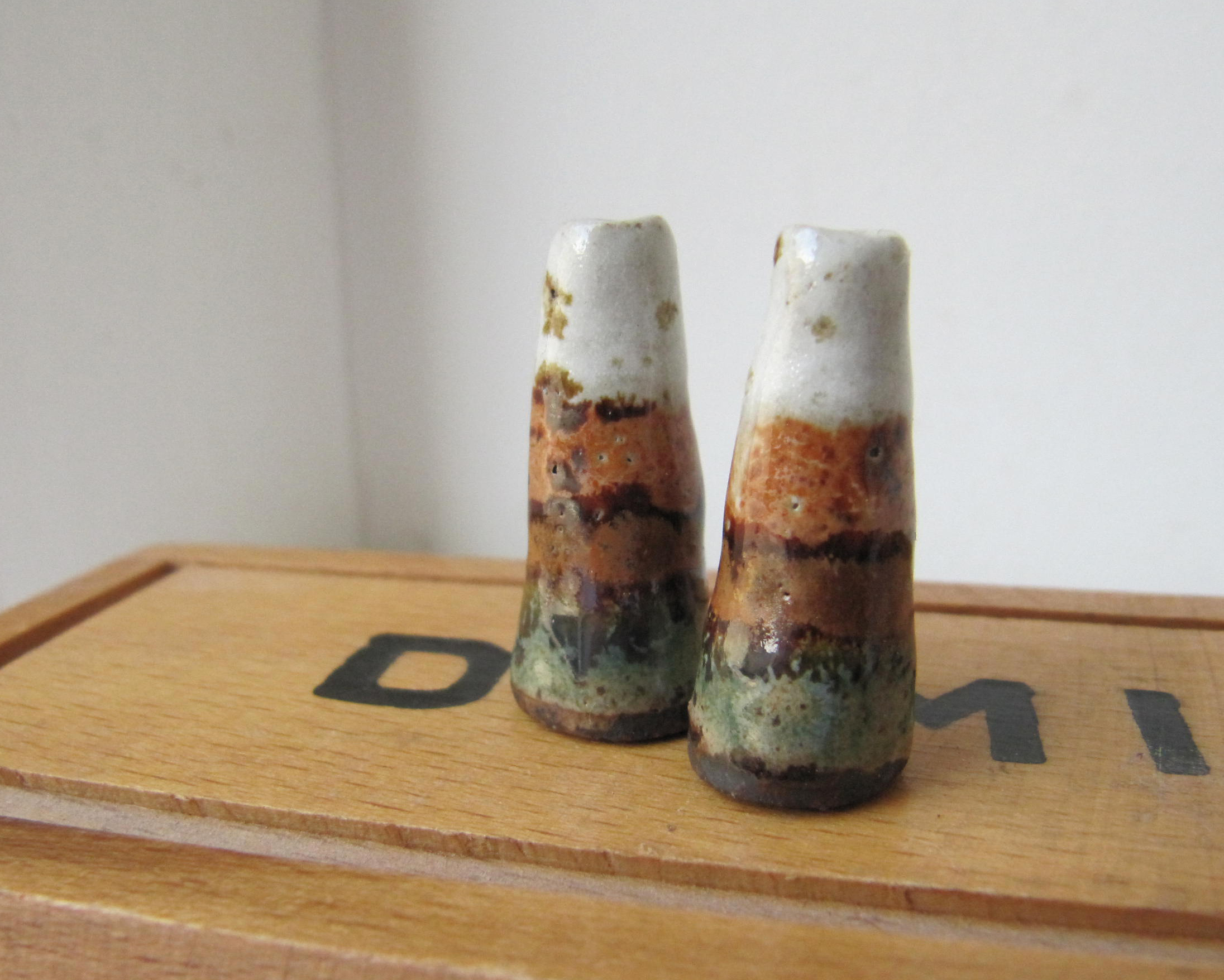 meadows stoneware cone pair