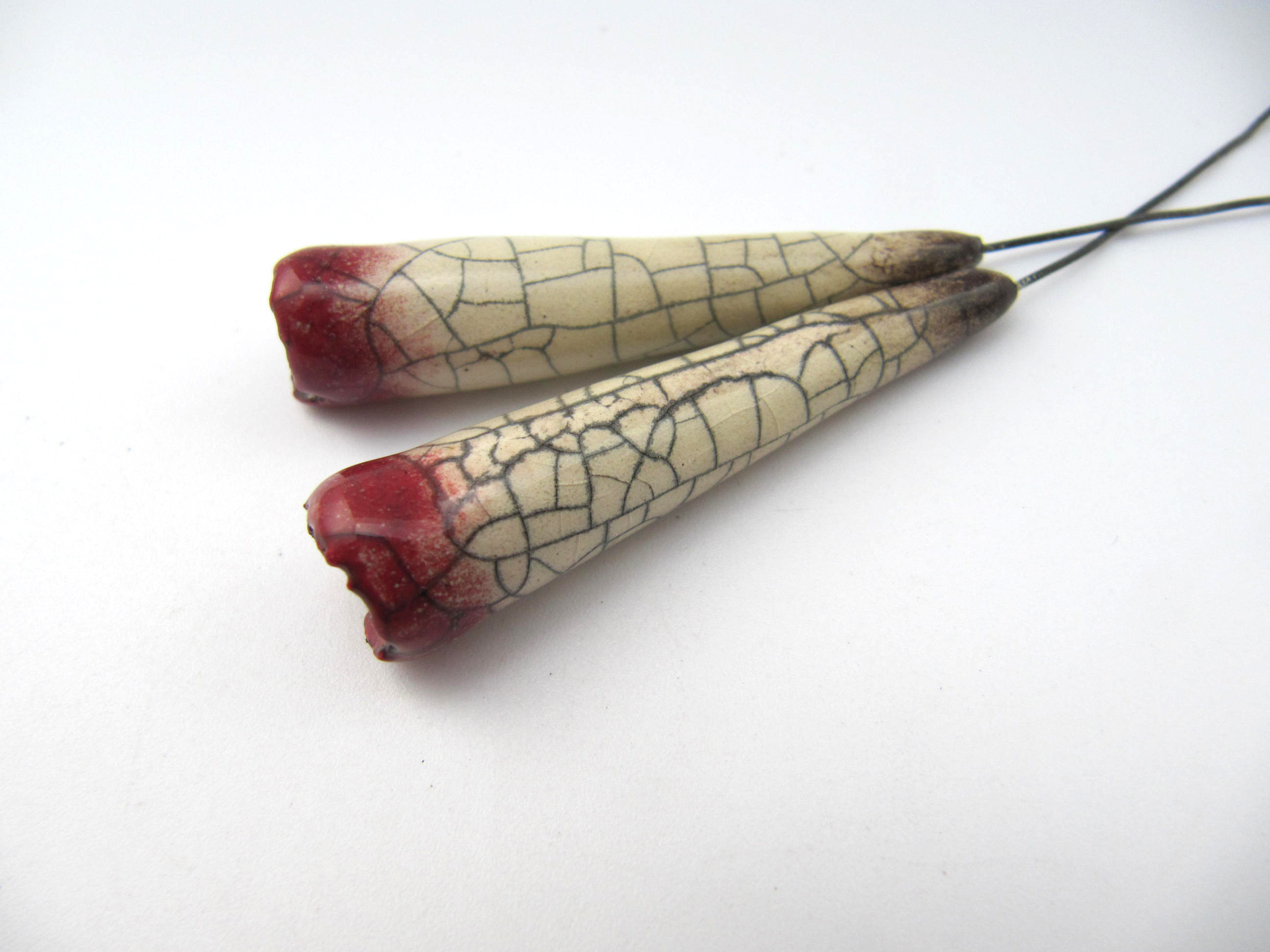 frayed crackled bud head pins 1