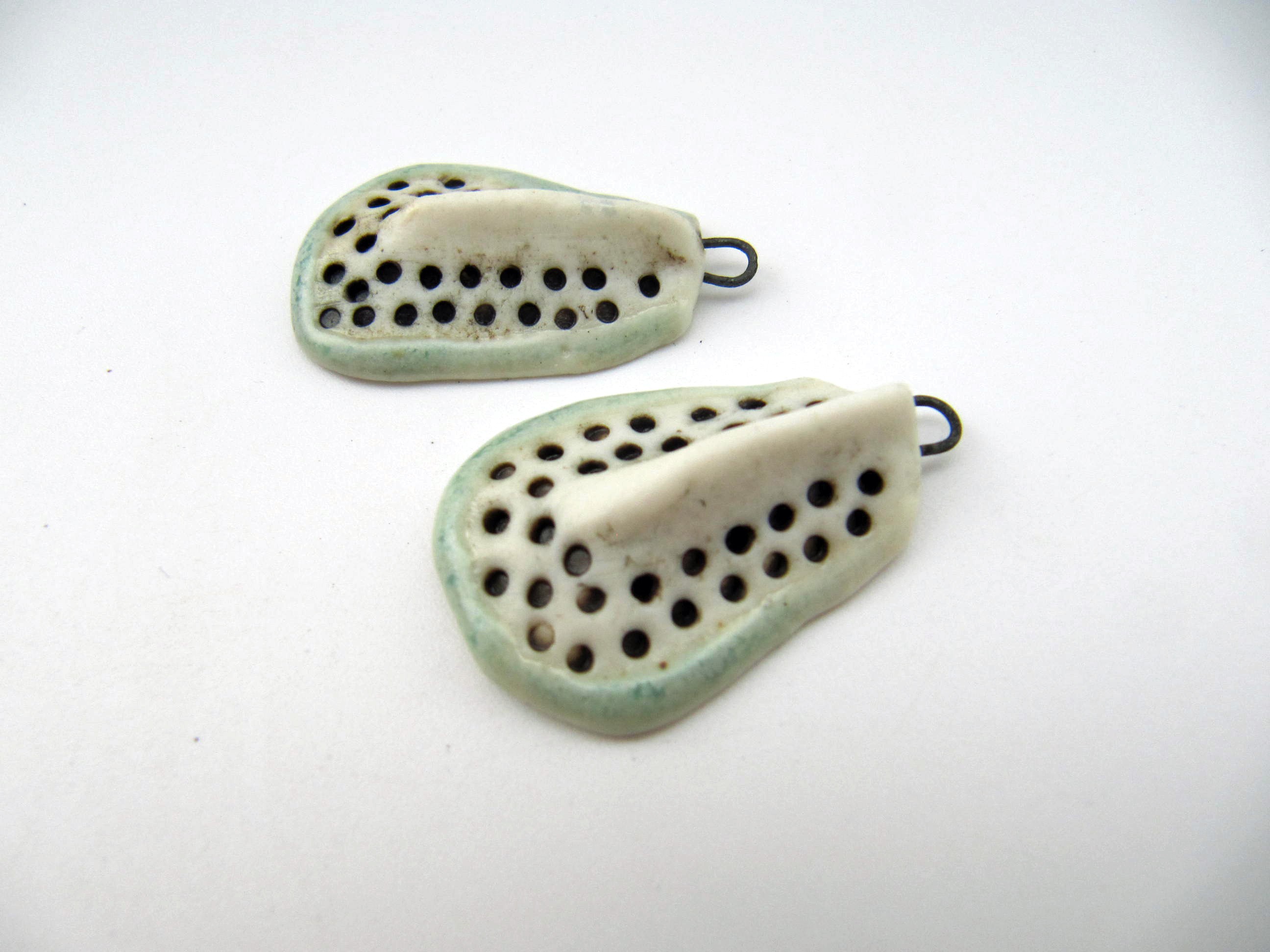 stylised porcelain seed pods