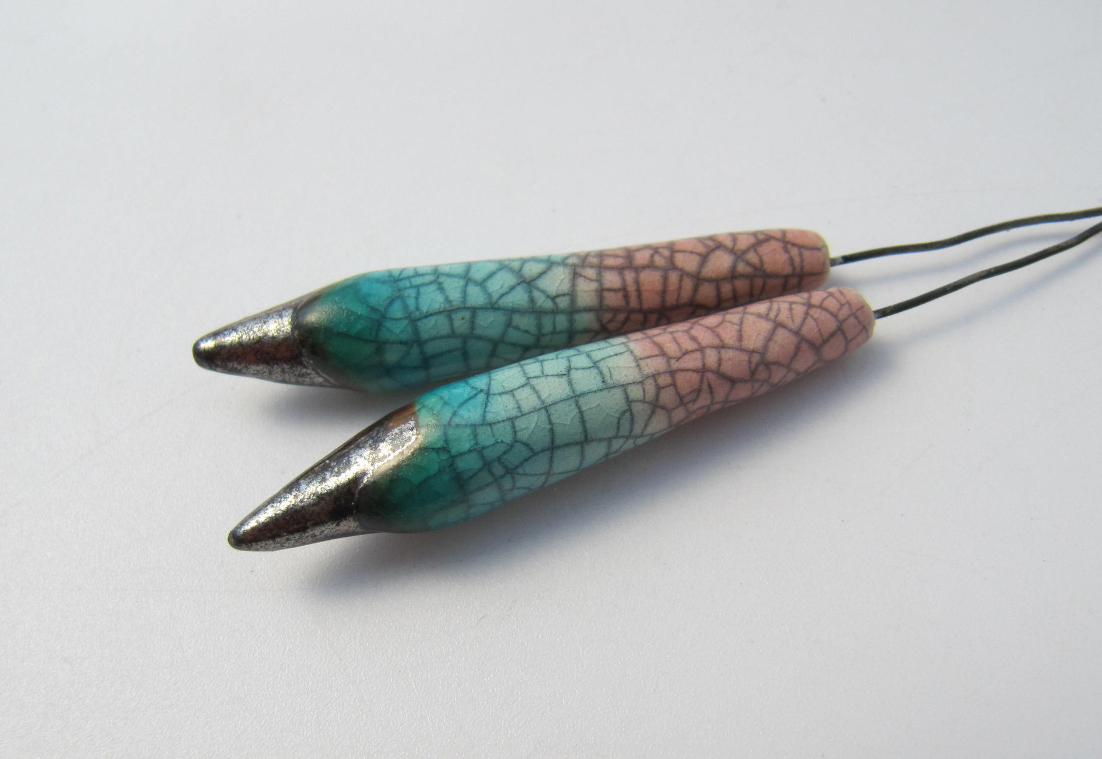 crackled skinny ombre bullet headpins